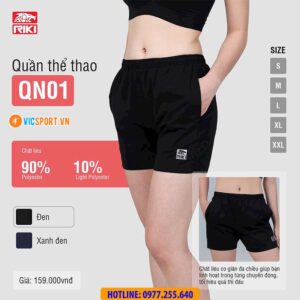 Quần thể thao nữ Riki QN01 đa năng