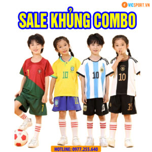[BIG SALE] Combo áo đá banh trẻ em CLB - Đội Tuyển chỉ từ 50k