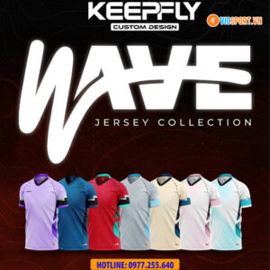 Áo đá banh không logo KeepFly Wave