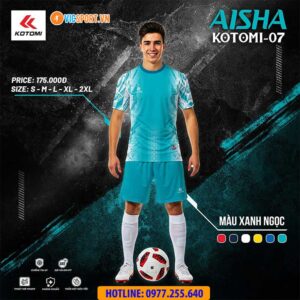 Áo đá banh không logo Kotomi Aisha