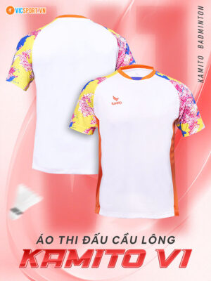 Áo cầu lông pickkleball Clb Kamito V1 đa năng