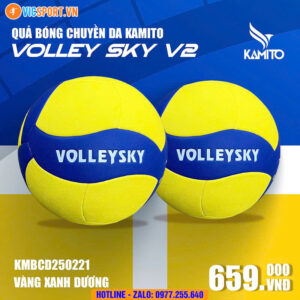 Quả bóng chuyền da Kamito Volley Sky V2