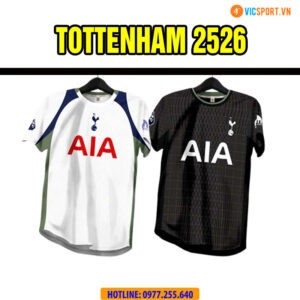 Áo đá banh Clb Tottenham mùa giải 2025-2026 vải mè