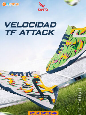 Giày đá banh Kamito Velocidad Attack đế TF