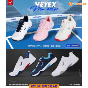 Giày pickleball Wika Vetex Quang Dương đa năng
