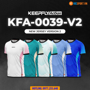 Áo đá banh thiết kế Keepfly KFA 0039