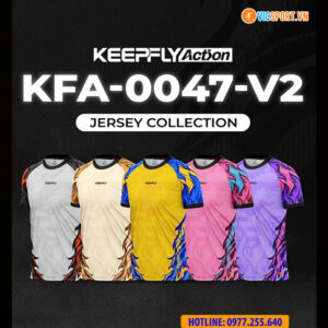 Áo đá banh thiết kế Keepfly KFA 0047
