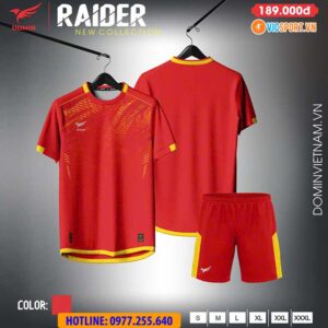 Áo đá banh không logo Domin Raider