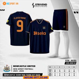 Áo đá banh Strivend Clb NewCastle United SS26 mùa giải 2025-2026