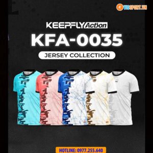 Áo đá banh thiết kế Keepfly KFA 0035