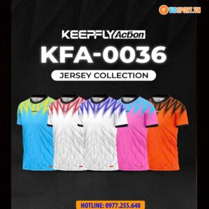 Áo đá banh thiết kế Keepfly KFA 0036