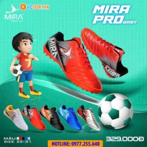 Giày đá banh trẻ em Mira Pro đế TF