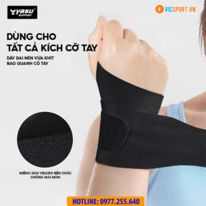 Băng cổ tay Yasu 6418 đa bộ môn