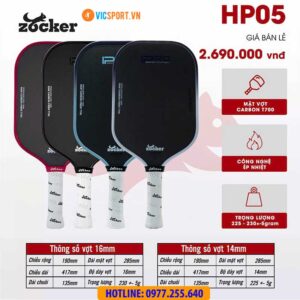 Vợt pickleball Zocker Happy HP05 Pro Series