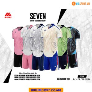 Áo đá banh không logo Mikal Seven