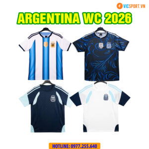 Áo đá banh Strivend đội tuyển Argentina WC 2026