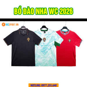 Áo đá banh Strivend đội tuyển Bồ Đào Nha WC 2026