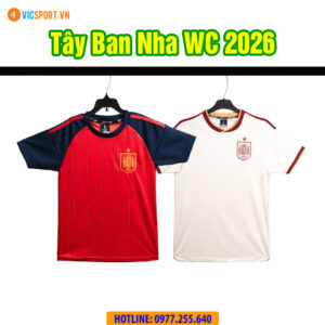 Áo đá banh Strivend đội tuyển Tây ban Nha WC 2026