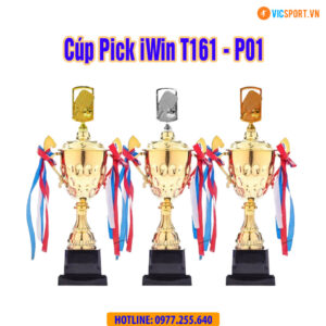Cúp pickleball kim loại iWin T161 chóp P01