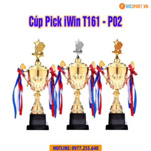 Cúp pickleball kim loại iWin T161 chóp P02