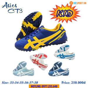 Giày đá banh trẻ em Asics CT3 đế TF