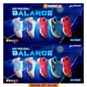 Giày thể thao pickleball Kaiwin Balance đa năng