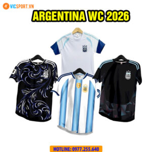 Áo đá banh đội tuyển Argentina WC 2026