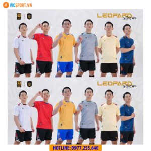 Áo đá banh không logo VH Leopard