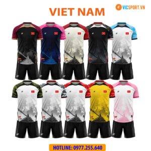 Áo đá banh thiết kế Amac đội tuyển Việt Nam HKĐV