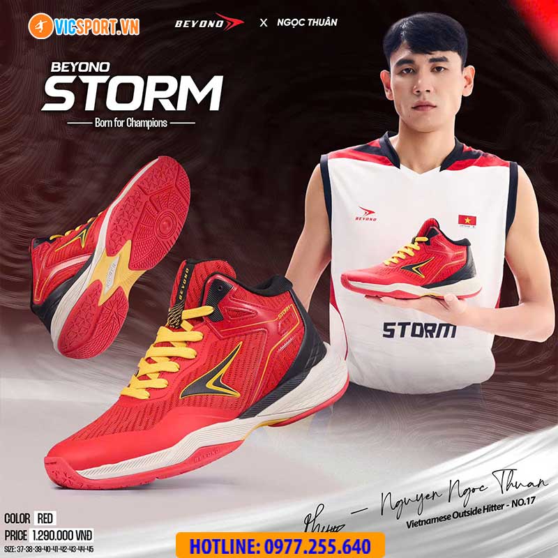 Giày bóng chuyền Beyono Storm x Ngọc Thuận - Hình ảnh 7