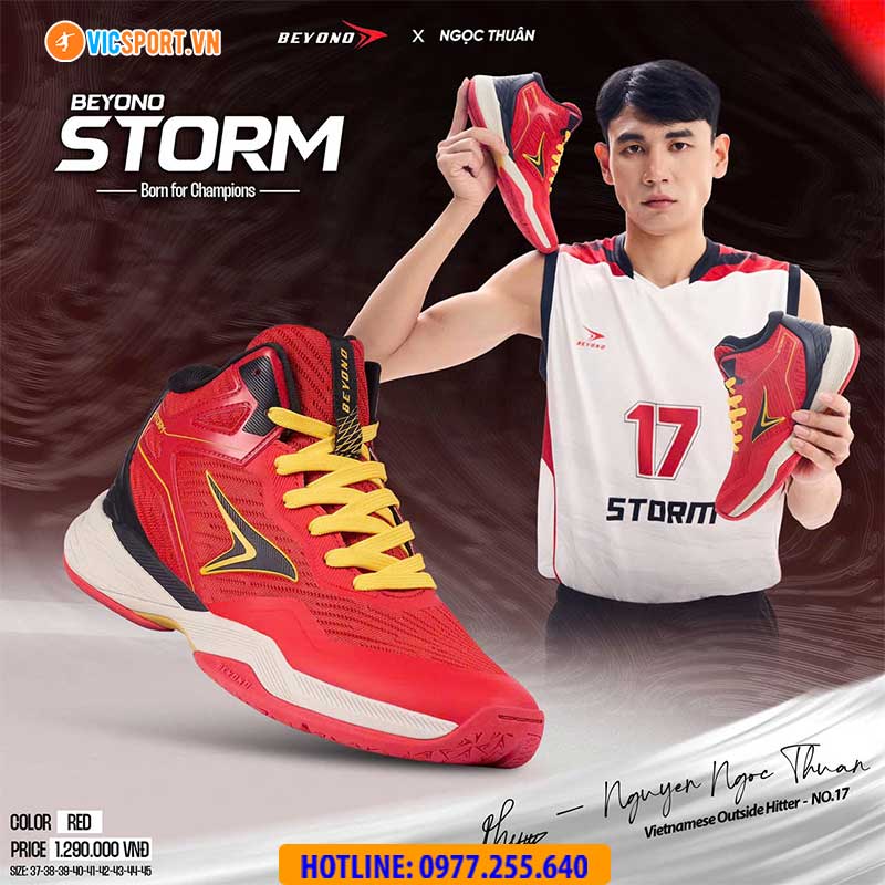 Giày bóng chuyền Beyono Storm x Ngọc Thuận - Hình ảnh 11