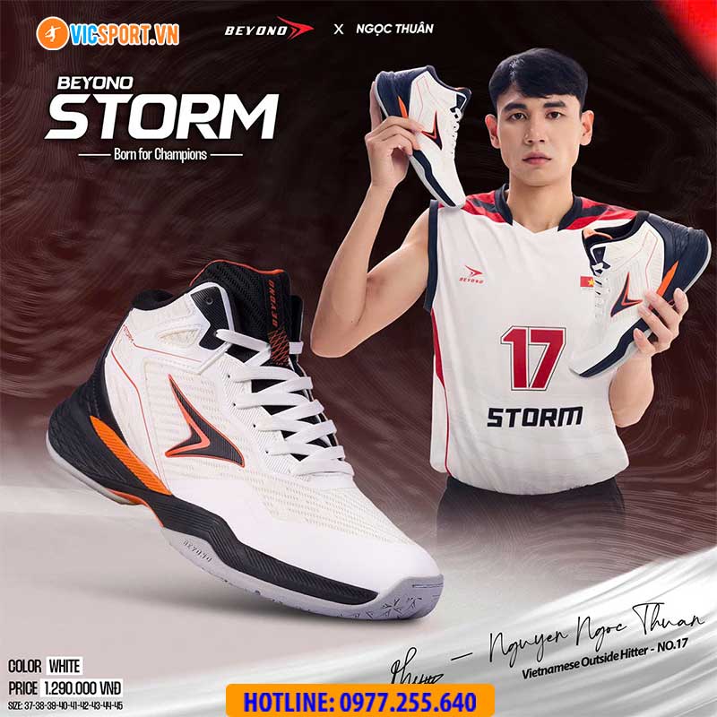 Giày bóng chuyền Beyono Storm x Ngọc Thuận - Hình ảnh 12