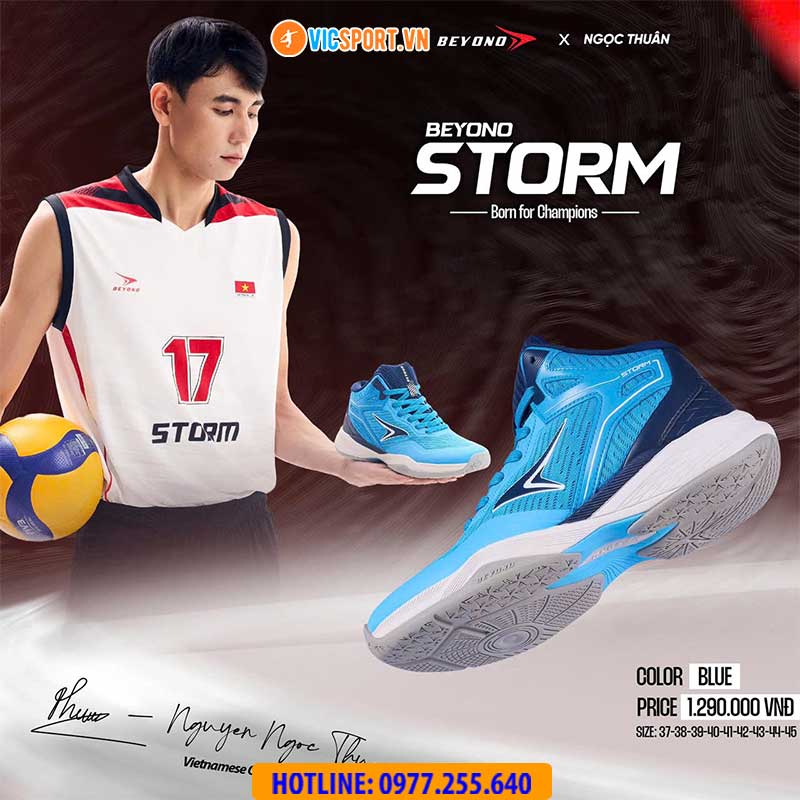 Giày bóng chuyền Beyono Storm x Ngọc Thuận - Hình ảnh 13
