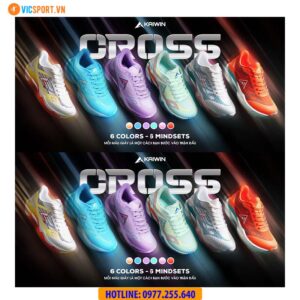 Giày thể thao pickleball Kaiwin Cross đa năng
