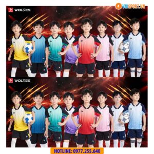Áo đá banh trẻ em Justplay Wolves
