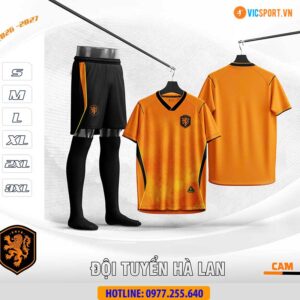 Áo đá banh đội tuyển Hà Lan WC 2026 vải mè