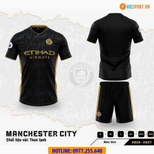 Áo đá banh Clb Man City mùa giải 2026-2027 vải thun lạnh