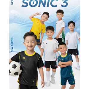 Áo đá banh trẻ em Bulbal Sonic 3