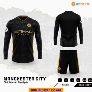 Áo đá banh tay dài Clb Man City mùa giải 2026-2027
