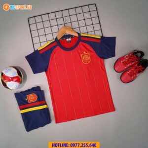 Quần áo đá banh trẻ em đội tuyển Tây Ban Nha WC 2026