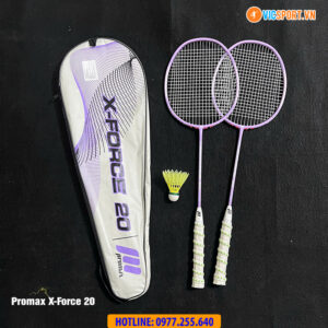 Cặp vợt cầu lông Promax X-Force 20 đan sẵn