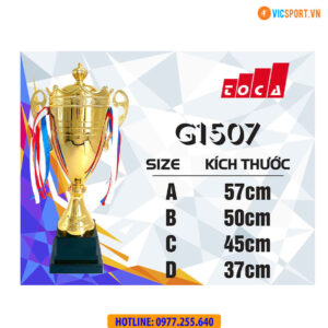 Cúp vàng kim loại G1507