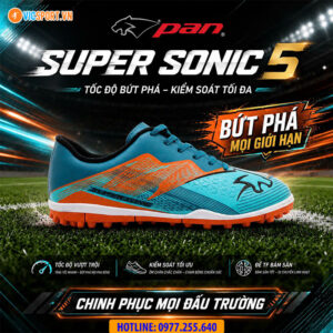 Giày đá banh Pan thái lan Sonic 5 đế TF đá sân nhân tạo